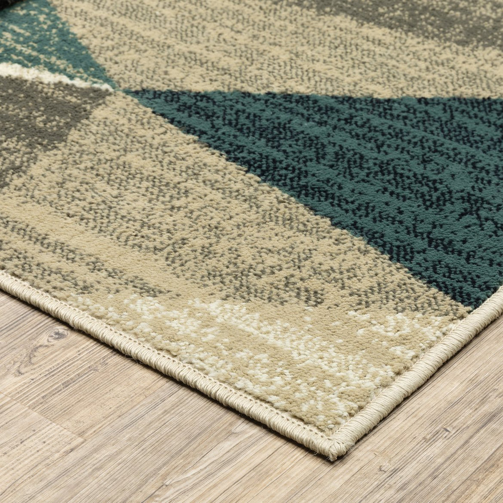 Oriental Weavers Evandale Indoor Area Rug - Versatile Designs In Tonal Neutrals And Vibrant Colors For Any Space Grey,Blue Polypropylene E9841b300390st