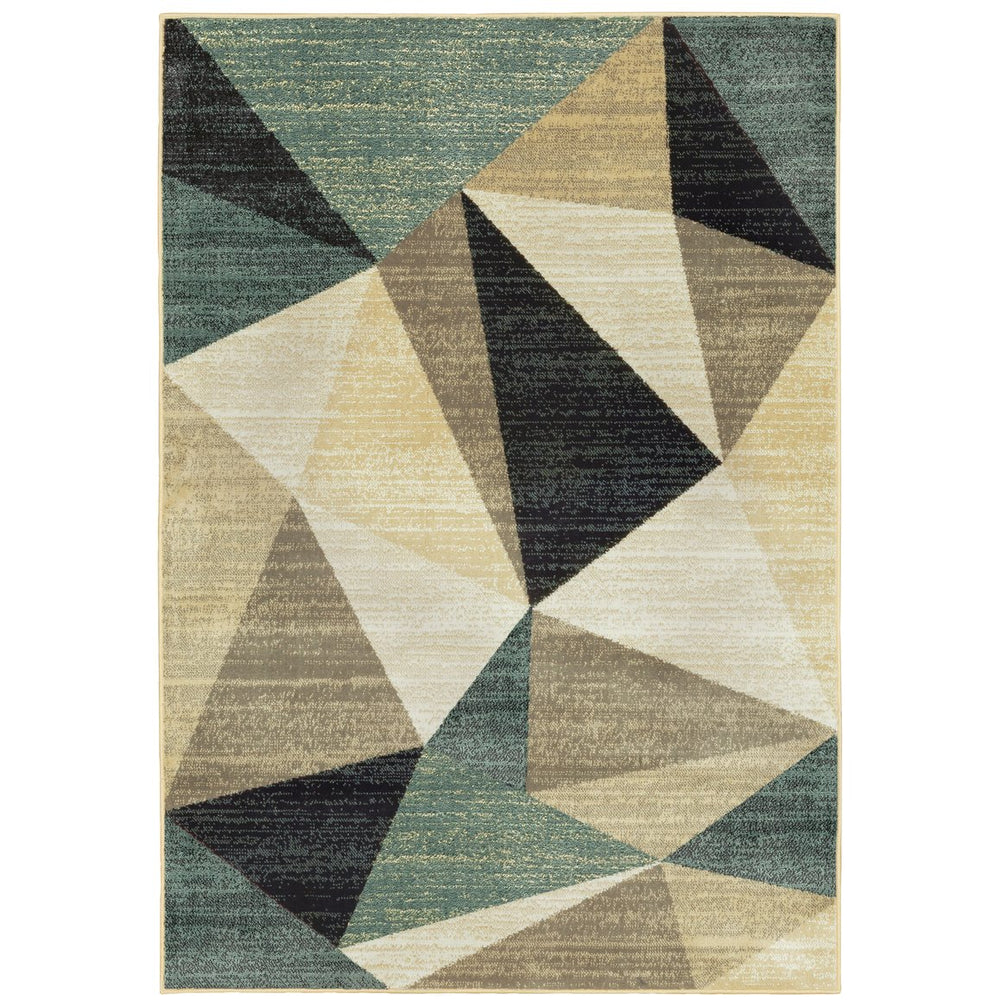 Oriental Weavers Evandale Indoor Area Rug - Versatile Designs In Tonal Neutrals And Vibrant Colors For Any Space Grey,Blue Polypropylene E9841b300390st