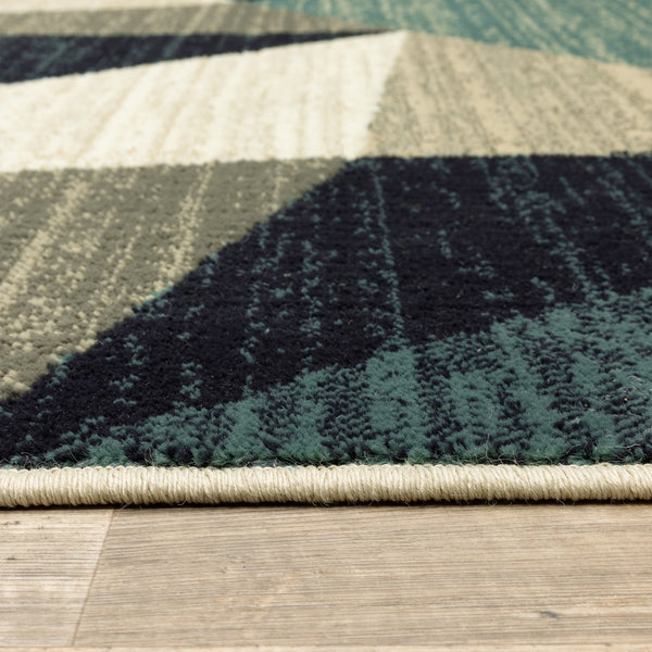 Oriental Weavers Evandale Indoor Area Rug - Versatile Designs In Tonal Neutrals And Vibrant Colors For Any Space Grey,Blue Polypropylene E9841b300390st