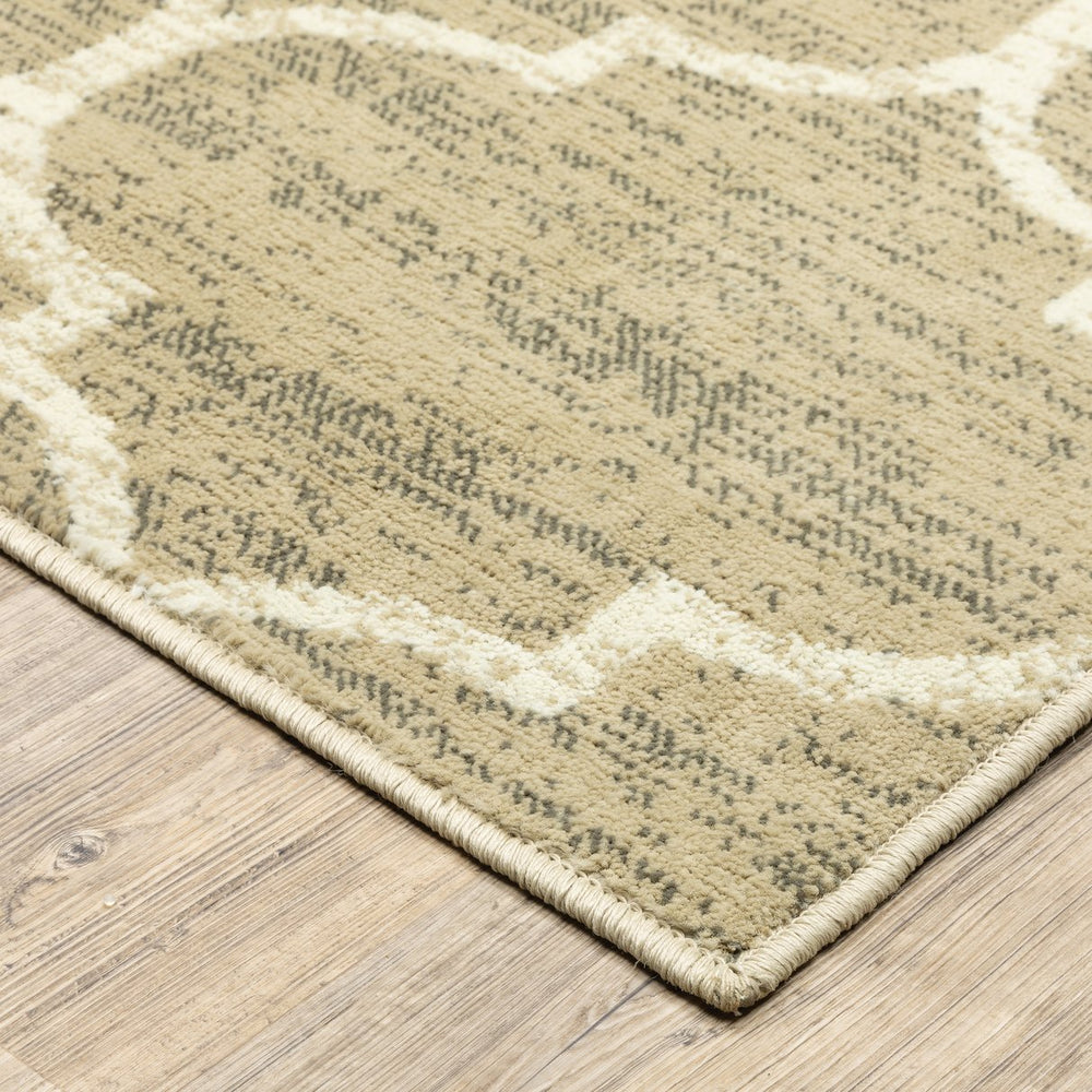 Oriental Weavers Evandale Indoor Area Rug - Stylish Tonal Neutrals And Vibrant Patterns For Modern Spaces Tan,Ivory Polypropylene E9853a300390st
