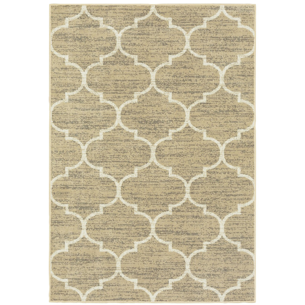 Oriental Weavers Evandale Indoor Area Rug - Stylish Tonal Neutrals And Vibrant Patterns For Modern Spaces Tan,Ivory Polypropylene E9853a300390st