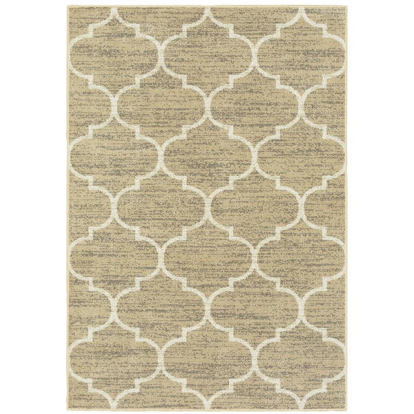 Oriental Weavers Evandale Indoor Area Rug - Stylish Tonal Neutrals And Vibrant Patterns For Modern Spaces Tan,Ivory Polypropylene E9853a300390st