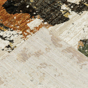 Oriental Weavers Evolution Indoor Area Rug – Nature-inspired Design With Textured Yarn For Stylish Home Décor Beige,Charcoal Nylon E7770j067253st