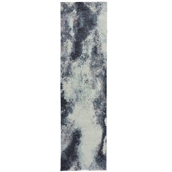 Oriental Weavers Evolution Indoor Area Rug - Nature-inspired Design With Textured Yarn For A Harmonious Home Décor Navy,Ivory Nylon E8000b067253st