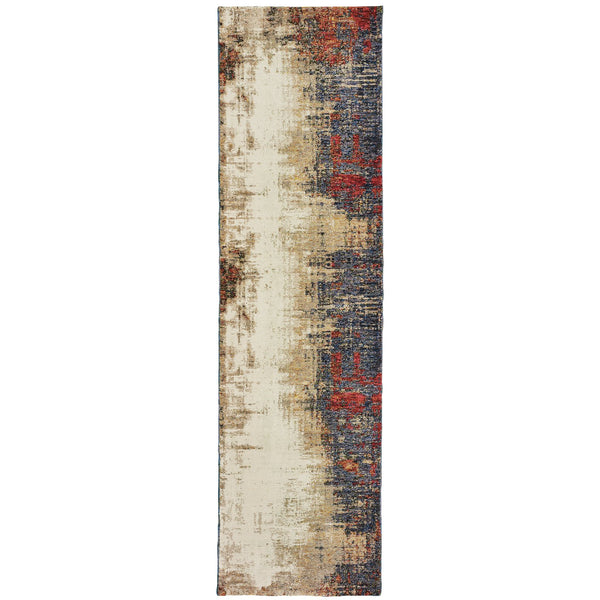 Oriental Weavers Evolution Indoor Area Rug - Embrace Nature's Beauty With Textured Yarn And Artistic Design For Your Home Ivory,Multi Nylon E8001a067253st