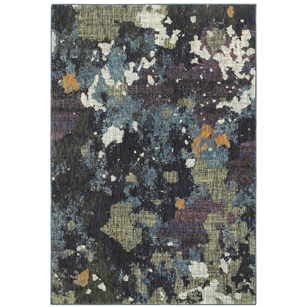 Oriental Weavers Evolution Area Rug - Artistic Natural Landscape Design For Elegant Home Décor And Style Navy,Green Nylon E8029a100170st