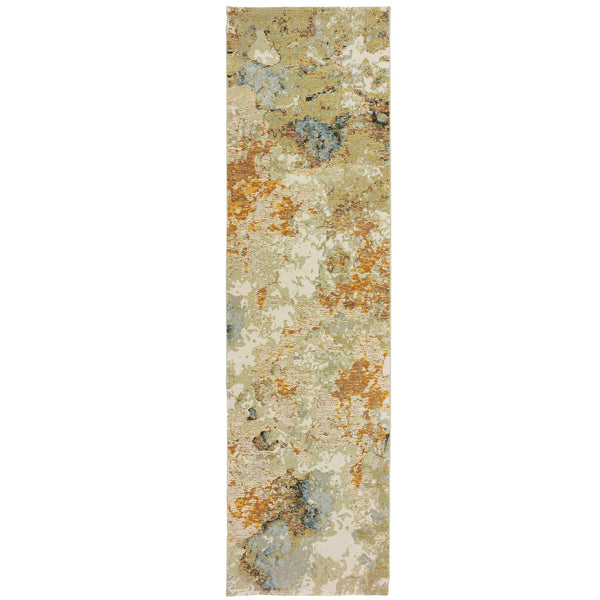 Oriental Weavers Evolution Indoor Area Rug - Artistic Natural Landscape Design For Enhanced Home Aesthetics And Style Gold,Beige Nylon E8031b067253st