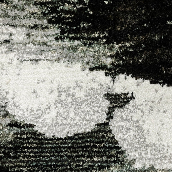 Oriental Weavers Evolution Indoor Area Rug - Artistic Design Inspired By Nature For Stunning Home Décor Style Charcoal,White Nylon E8035b100170st