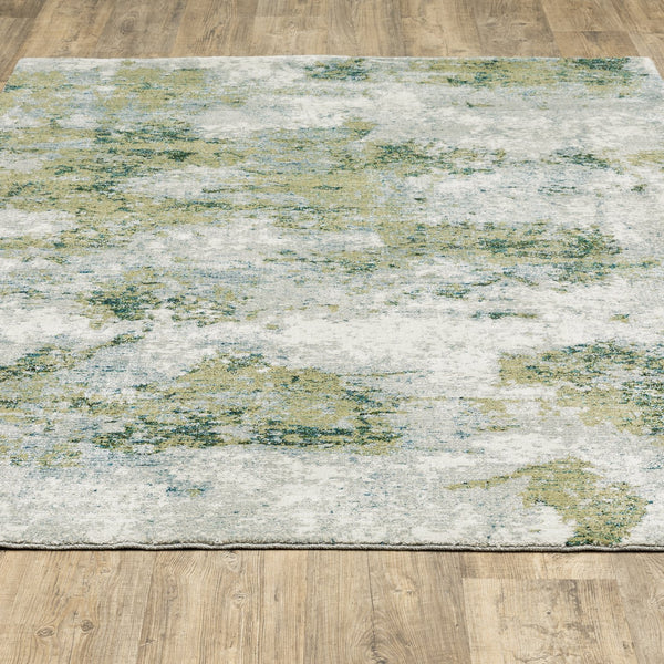 Oriental Weavers Evolution Indoor Area Rug - Artistic Natural Landscape Design For A Harmonious Home Aesthetic Blue,Green Nylon E8039e058100st
