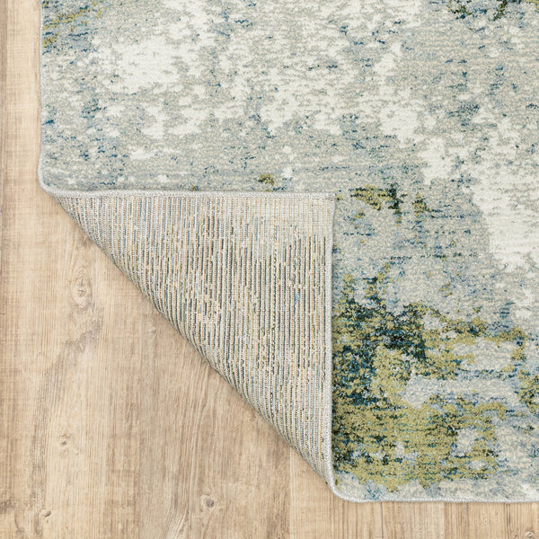 Oriental Weavers Evolution Indoor Area Rug - Artistic Natural Landscape Design For A Harmonious Home Aesthetic Blue,Green Nylon E8039e068253st