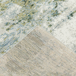 Oriental Weavers Evolution Indoor Area Rug - Artistic Natural Landscape Design For A Harmonious Home Aesthetic Blue,Green Nylon E8039e068253st