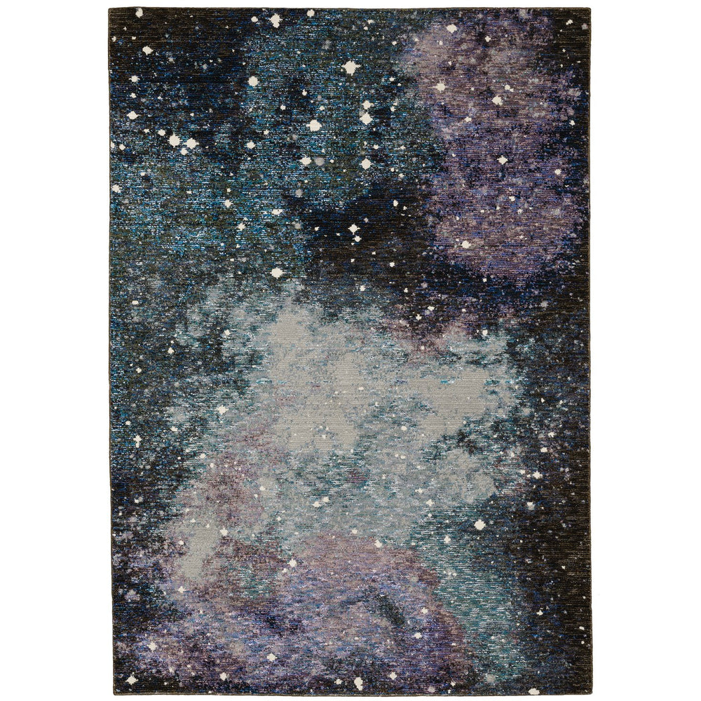 Oriental Weavers Evolution Indoor Area Rug - Artistic Natural Landscape Design To Enhance Your Home Décor Elegantly Midnight,Purple Nylon E0958a058100st