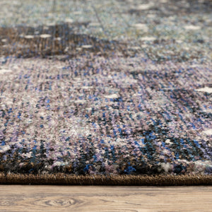 Oriental Weavers Evolution Indoor Area Rug - Artistic Natural Landscape Design To Enhance Your Home Décor Elegantly Midnight,Purple Nylon E0958a067253st