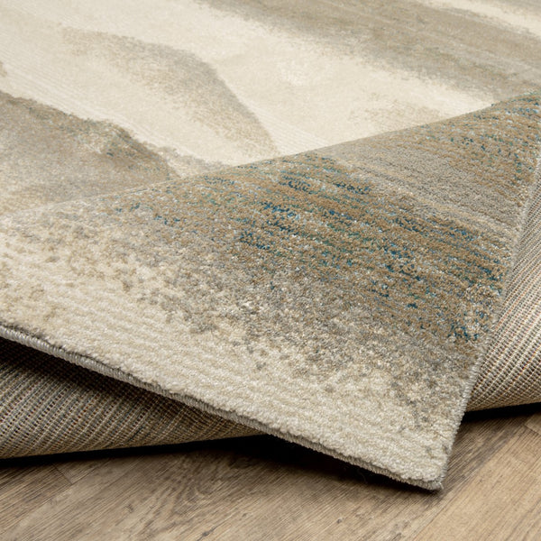 Oriental Weavers Evolution Indoor Area Rug – Artistic Natural Landscape Design For A Harmonious Home Ambiance Beige,Ivory Nylon E0982c058100st