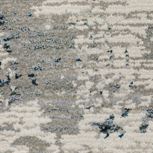 Oriental Weavers Evolution Indoor Area Rug – Artistic Natural Landscape Design For Stunning Home Décor And Style Grey,Blue Nylon E0984d058100st