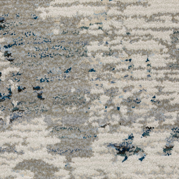 Oriental Weavers Evolution Indoor Area Rug – Artistic Natural Landscape Design For Stunning Home Décor And Style Grey,Blue Nylon E0984d058100st
