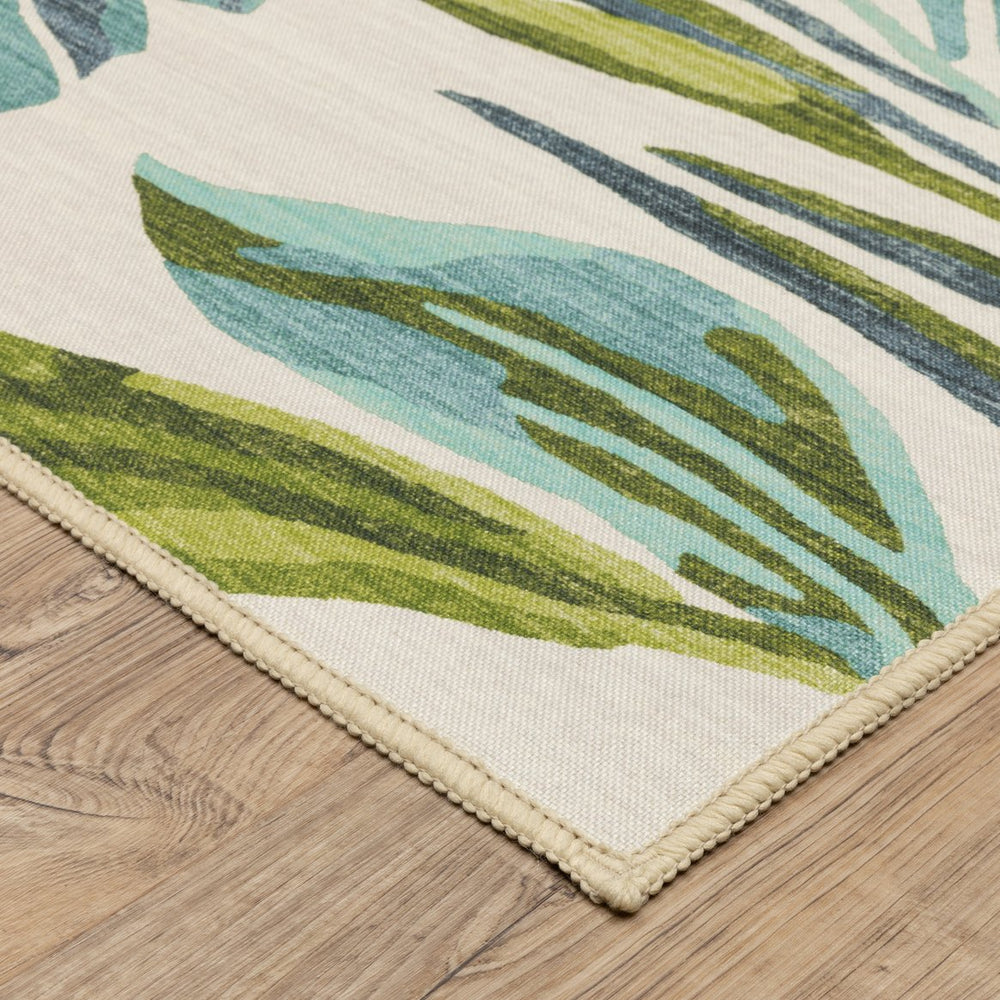 Oriental Weavers Fiji Indoor/Outdoor Area Rug With Vibrant Watercolor Botanicals For Stylish Home Decor Enhancement Beige,Multi Polyester Ffij08152213st
