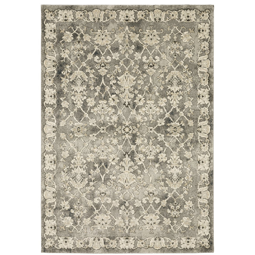 Oriental Weavers Florence Luxurious Soft Indoor Area Rug - Textured Polypropylene With Earthy Tones And Global Design Grey,Beige Polypropylene F1002e160230st