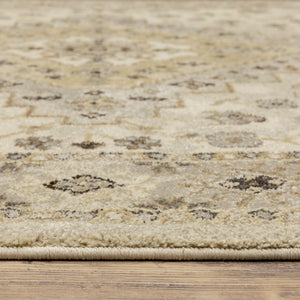 Oriental Weavers Florence Indoor Area Rug – Luxuriously Soft, Textured Polypropylene With Elegant Global Designs Beige,Grey Polypropylene F4332x160230st