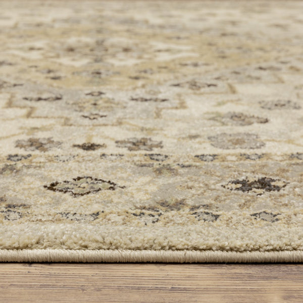 Oriental Weavers Florence Indoor Area Rug – Luxuriously Soft, Textured Polypropylene With Elegant Global Designs Beige,Grey Polypropylene F4332x160230st