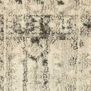 Oriental Weavers Florence Indoor Area Rug - Luxuriously Soft, Textured Polypropylene With Global Traditional Designs Charcoal,Ivory Polypropylene F4333w068230st