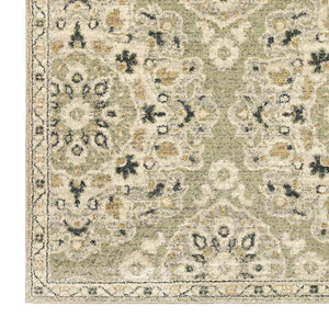 Oriental Weavers Florence Indoor Area Rug - Luxuriously Soft, Easy Care Design With Elegant Earth Tones And Texture Sage,Ivory Polypropylene F4334e068230st