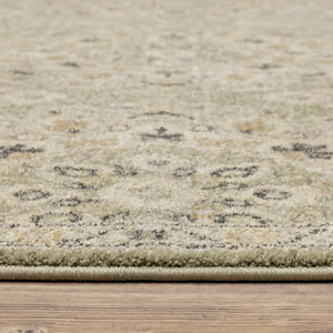 Oriental Weavers Florence Indoor Area Rug - Luxuriously Soft, Easy Care Design With Elegant Earth Tones And Texture Sage,Ivory Polypropylene F4334e068230st