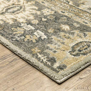 Oriental Weavers Florence Textured Indoor Area Rug - Luxuriously Soft, Easy Care, Traditional Design With Global Flair Stone,Brown Polypropylene F4928c068230st