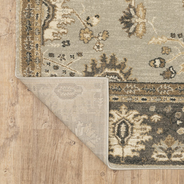 Oriental Weavers Florence Textured Indoor Area Rug - Luxuriously Soft, Easy Care, Traditional Design With Global Flair Stone,Brown Polypropylene F4928c068230st