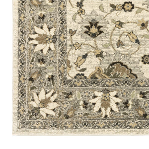 Oriental Weavers Florence Luxuriously Soft Indoor Area Rug - Textured Polypropylene With Earthy Tones & Global Flair Beige,Grey Polypropylene F5508i160230st