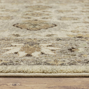 Oriental Weavers Florence Luxuriously Soft Indoor Area Rug - Textured Polypropylene With Earthy Tones & Global Flair Beige,Grey Polypropylene F5508i160230st
