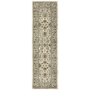 Oriental Weavers Florence Luxuriously Soft Indoor Area Rug - Textured Polypropylene With Earthy Tones & Global Flair Beige,Grey Polypropylene F5508i068230st