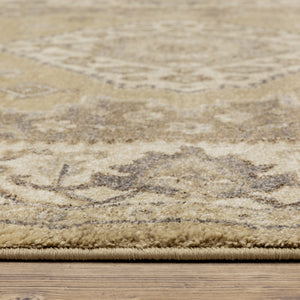 Oriental Weavers Florence Luxuriously Soft Indoor Area Rug - Traditional Global Design With Earthy Tones And Elegance Beige,Grey Polypropylene F661i6068230st