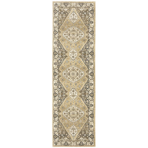 Oriental Weavers Florence Luxuriously Soft Indoor Area Rug - Traditional Global Design With Earthy Tones And Elegance Beige,Grey Polypropylene F661i6068230st