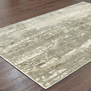 Oriental Weavers Formations Luxurious Hand-carved Abstract Area Rug With Nature-inspired Colors For Elegant Spaces Grey,Ivory Viscose F70006305427st