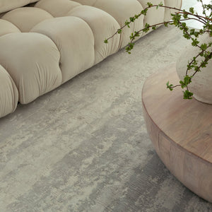 Oriental Weavers Formations Luxurious Hand-carved Abstract Area Rug With Nature-inspired Colors For Elegant Spaces Grey,Ivory Viscose F70006305427st