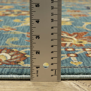 Oriental Weavers Francesca Indoor Area Rug – Softened Jewel Tones With Nature-inspired Patterns For Modern Spaces Blue,Multi Polypropylene Ffr01e068235st