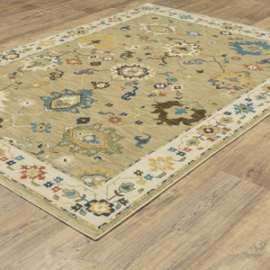 Oriental Weavers Francesca Indoor Area Rug With Jewel Tones And Nature-inspired Patterns For Modern Living Spaces Beige,Multi Polypropylene Ffr04e060092st