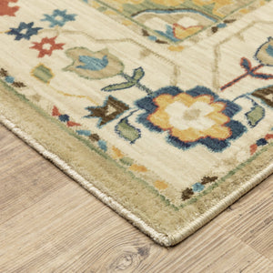 Oriental Weavers Francesca Indoor Area Rug With Jewel Tones And Nature-inspired Patterns For Modern Living Spaces Beige,Multi Polypropylene Ffr04e068235st