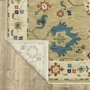 Oriental Weavers Francesca Indoor Area Rug With Jewel Tones And Nature-inspired Patterns For Modern Living Spaces Beige,Multi Polypropylene Ffr04e068235st