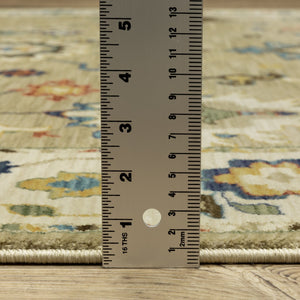 Oriental Weavers Francesca Indoor Area Rug With Jewel Tones And Nature-inspired Patterns For Modern Living Spaces Beige,Multi Polypropylene Ffr04e068235st