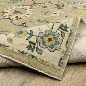 Oriental Weavers Francesca Indoor Area Rug With Jewel Tones And Nature-inspired Patterns For Modern Living Spaces Beige,Multi Polypropylene Ffr04e068235st