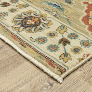 Oriental Weavers Francesca Indoor Area Rug – Softened Jewel Tones With Nature-inspired Neutrals For Modern Spaces Tan,Multi Polypropylene Ffr05d160235st