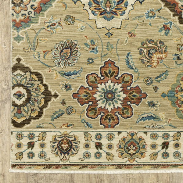 Oriental Weavers Francesca Indoor Area Rug – Softened Jewel Tones With Nature-inspired Neutrals For Modern Spaces Tan,Multi Polypropylene Ffr05d160235st