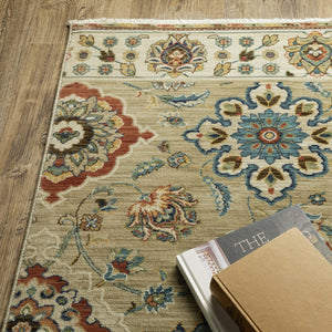 Oriental Weavers Francesca Indoor Area Rug – Softened Jewel Tones With Nature-inspired Neutrals For Modern Spaces Tan,Multi Polypropylene Ffr05d160235st