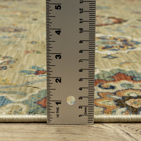 Oriental Weavers Francesca Indoor Area Rug – Softened Jewel Tones With Nature-inspired Neutrals For Modern Spaces Tan,Multi Polypropylene Ffr05d160235st