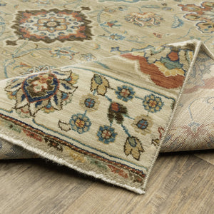 Oriental Weavers Francesca Indoor Area Rug – Softened Jewel Tones With Nature-inspired Neutrals For Modern Spaces Tan,Multi Polypropylene Ffr05d160235st