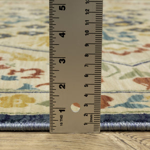 Oriental Weavers Francesca Indoor Area Rug - Softened Jewel Tones With Nature-inspired Patterns For Elegant Spaces Ivory,Multi Polypropylene Ffr06b300394st