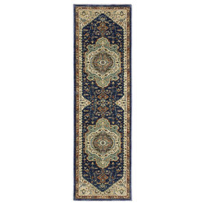 Oriental Weavers Francesca Indoor Area Rug - Softened Jewel Tones With Nature-inspired Patterns For Elegant Spaces Blue,Multi Polypropylene Ffr09f068235st