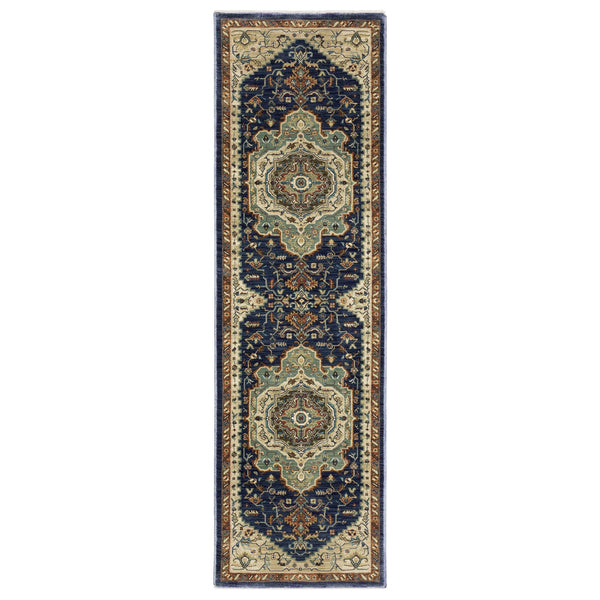 Oriental Weavers Francesca Indoor Area Rug - Softened Jewel Tones With Nature-inspired Patterns For Elegant Spaces Blue,Multi Polypropylene Ffr09f068235st